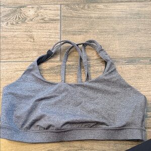 Lululemon Athletica Heather Gray Sports Bra